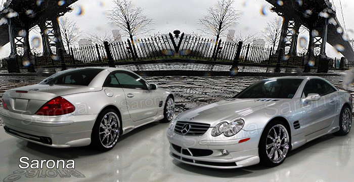 Custom Mercedes SL  Convertible Body Kit (2003 - 2008) - $1490.00 (Manufacturer Sarona, Part #MB-032-KT)